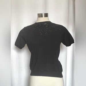Zara knit top with sequins